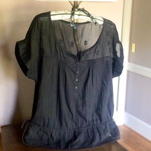 American Eagle Outfitters black top size L